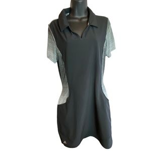 adidas Black and Gray Mini Dress